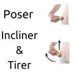 Boulado corps poser incliner tirer sur le ventre